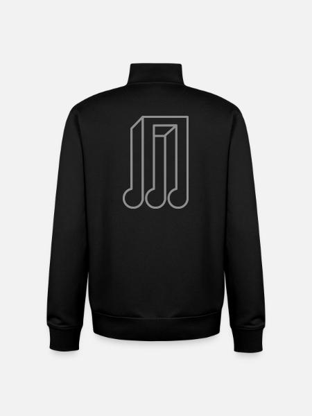 Geometric Touch 3D Illusion Optical Illusion - Unisex Organic Zip Sweatshirt by Stanley/Stella - black