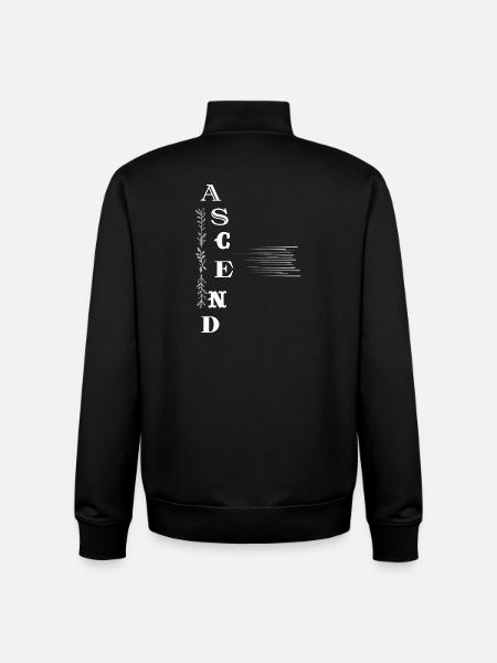 ASCEND – Your Ascension to Consciousness - Unisex Organic Zip Sweatshirt by Stanley/Stella - black