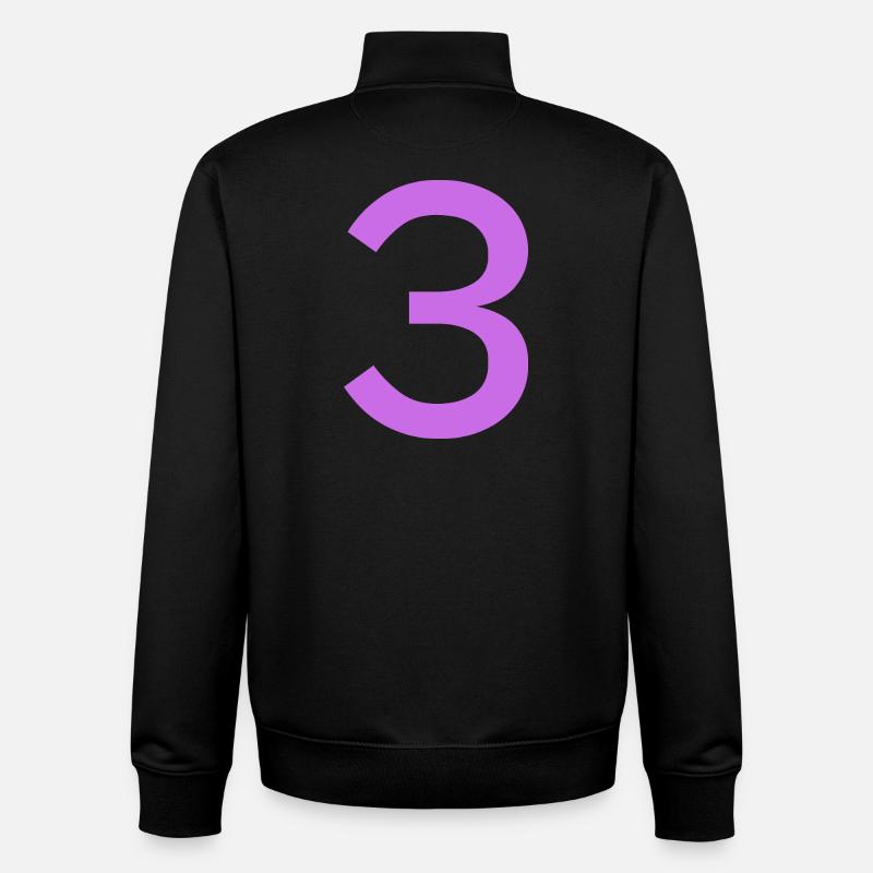 3 - Unisex Organic Zip Sweatshirt by Stanley/Stella - black