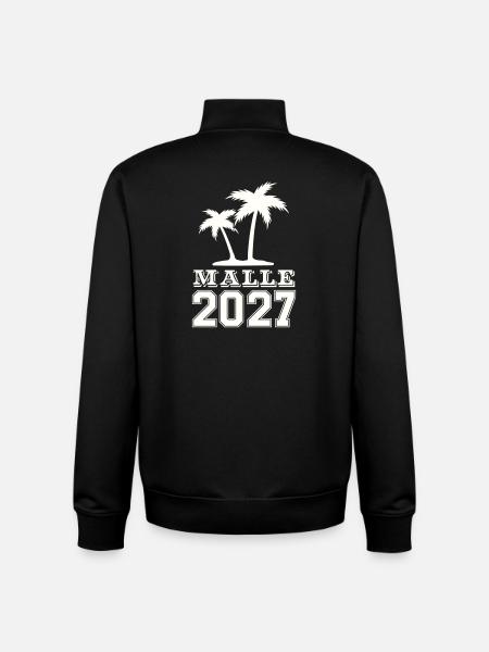 Malle Island 2027 Graphic - Unisex Organic Zip Sweatshirt by Stanley/Stella - black