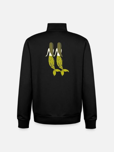 meerjungfrau 2er pack - Unisex Organic Zip Sweatshirt von Stanley/Stella - Schwarz