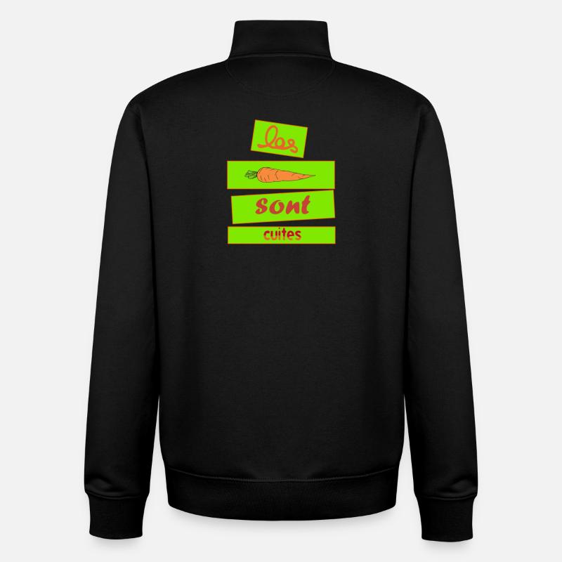 Die Karotten werden gekocht - Unisex Organic Zip Sweatshirt von Stanley/Stella - Schwarz