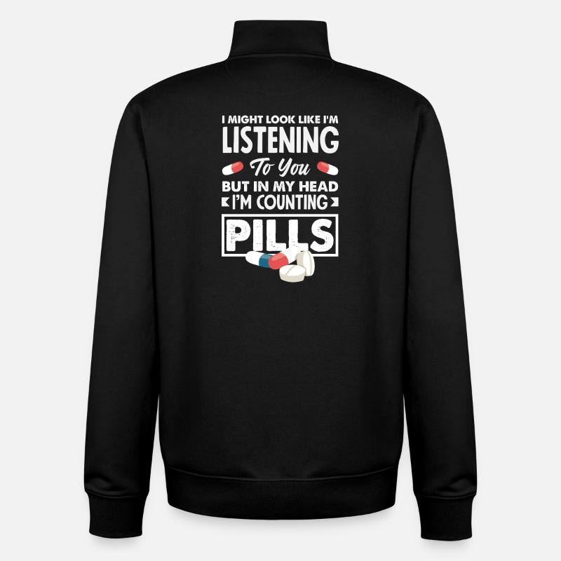 Pharmacist Pharmaceutical Technical - Unisex Organic Zip Sweatshirt by Stanley/Stella - black