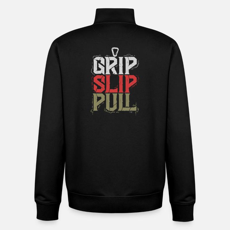 Grip Slip Pullover - Unisex Organic Zip Sweatshirt von Stanley/Stella - Schwarz