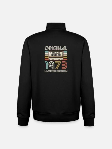 Original 1973 Limited Edition Cassette - Unisex Organic Zip Sweatshirt by Stanley/Stella - black