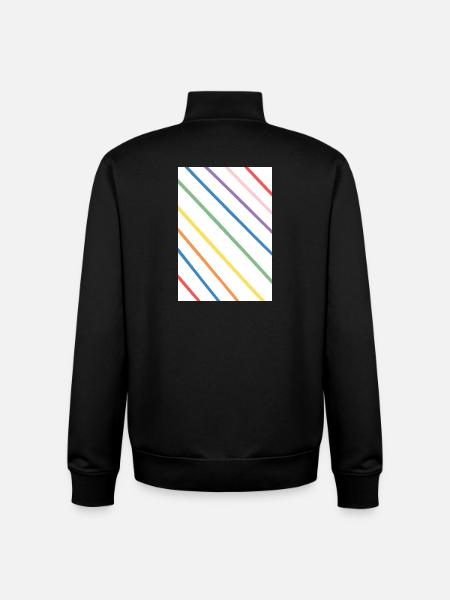 Creativity-Time - Unisex Organic Zip Sweatshirt von Stanley/Stella - Schwarz
