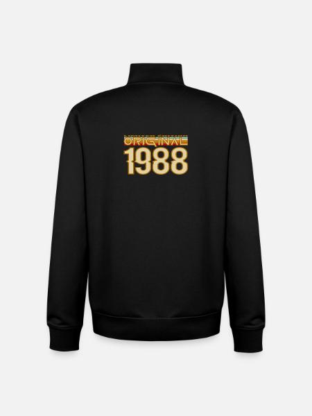 Original 1988 Retro Limited - Unisex Organic Zip Sweatshirt by Stanley/Stella - black