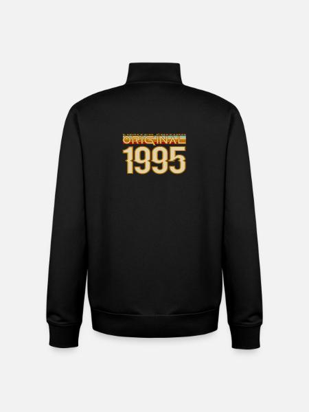 Original 1995 Retro Limited Edition - Unisex Organic Zip Sweatshirt by Stanley/Stella - black