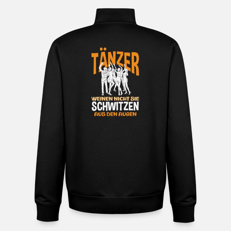 Tanzen - Unisex Organic Zip Sweatshirt von Stanley/Stella - Schwarz