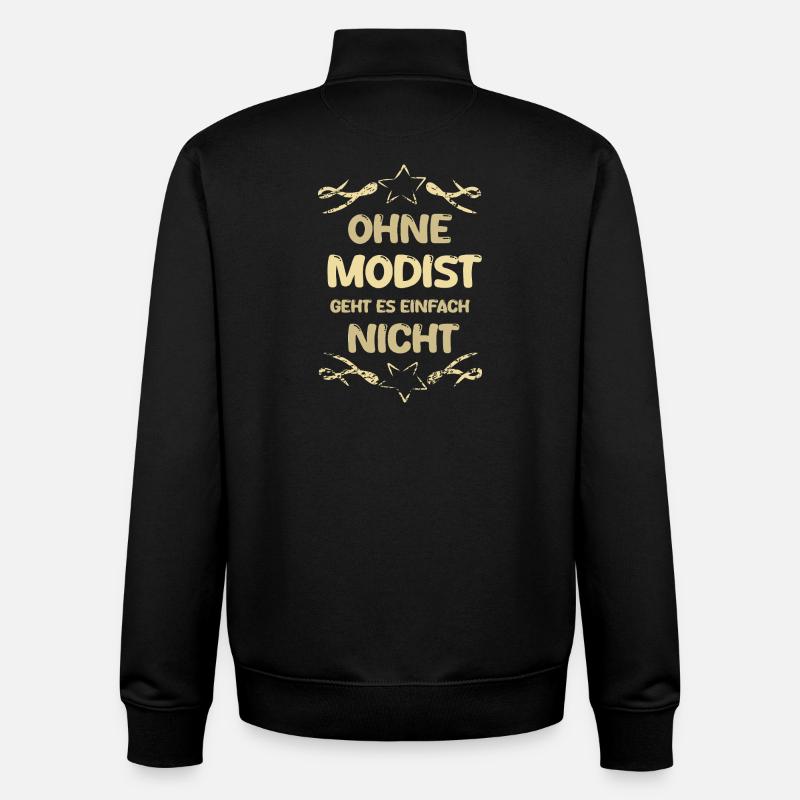 Modist als Modist - Unisex Organic Zip Sweatshirt von Stanley/Stella - Schwarz
