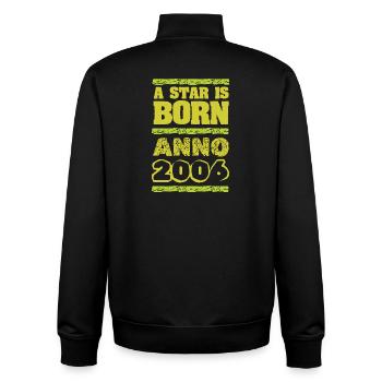 Premio 2006 - Sudadera unisex con cremallera de algodón orgánico de Stanley/Stella - negro - detrás - AI Model Male 185 light (185cm)