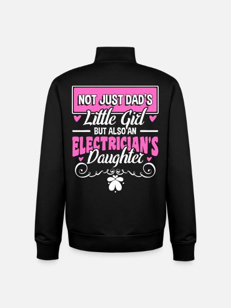 Électricien - Sweat zippé unisexe en coton bio Stanley/Stella - noir