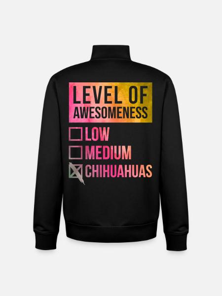 Chihuahua Chihuahua Chihuahua - Unisex Organic Zip Sweatshirt by Stanley/Stella - black