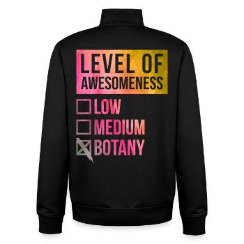 Botanik - Unisex Organic Zip Sweatshirt von Stanley/Stella - Schwarz - Hinten - AI Model Male 185 light (185cm)