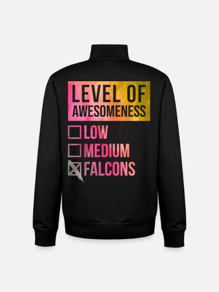 Faucon Faucon Faucon - Sweat zippé unisexe en coton bio Stanley/Stella - noir