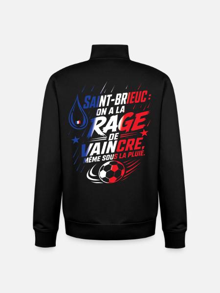 Saint-Brieuc Rage Pluie - Unisex Organic Zip Sweatshirt von Stanley/Stella - Schwarz