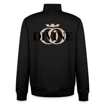 DIVINE OPPOLINE – Feminine Energy Collection - Unisex Organic Zip Sweatshirt by Stanley/Stella - black - Back - AI Model Male 185 light (185cm)