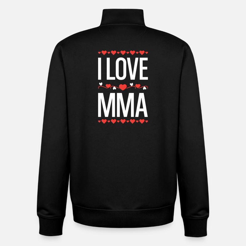 J’ADORE MIMA - Sweat zippé unisexe en coton bio Stanley/Stella - noir