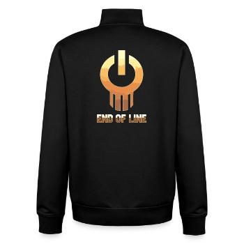 Un gamer de fin de ligne dit le symbole de puissance rétro tech - Sweat zippé unisexe en coton bio Stanley/Stella - noir - Dos - AI Model Male 185 light (185cm)
