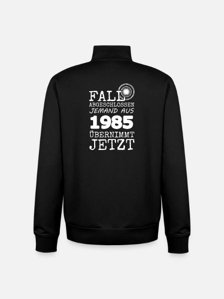 1985 - Unisex Organic Zip Sweatshirt von Stanley/Stella - Schwarz