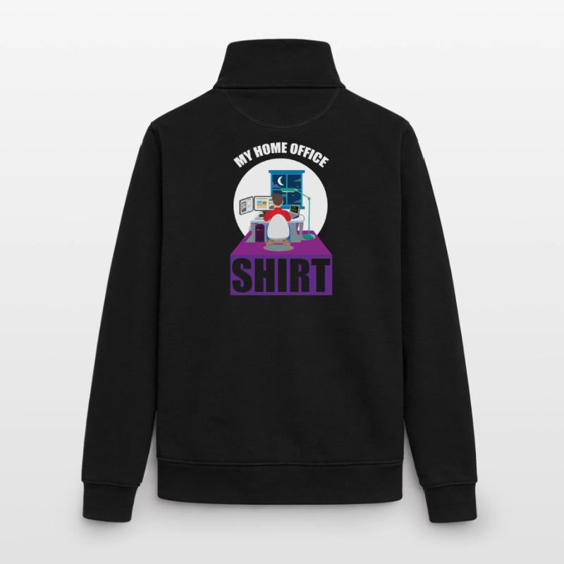 Night Shift Coder Programmer Desk Graphic Unisex Organic Zip Sweatshirt von Stanley/Stella