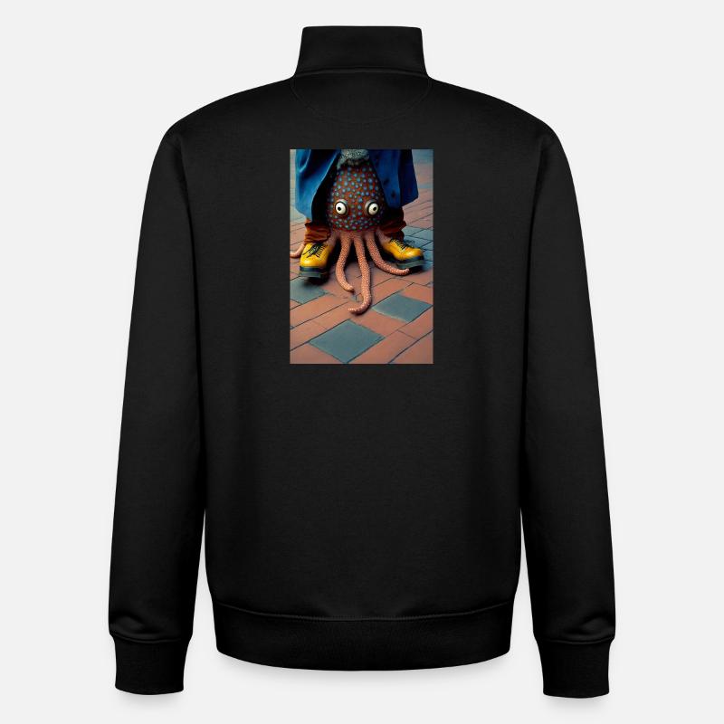 Anthropomorph 07 - Unisex Organic Zip Sweatshirt von Stanley/Stella - Schwarz
