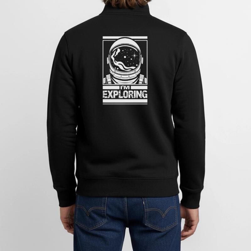 I'm Exploring Unisex Organic Zip Sweatshirt by Stanley/Stella