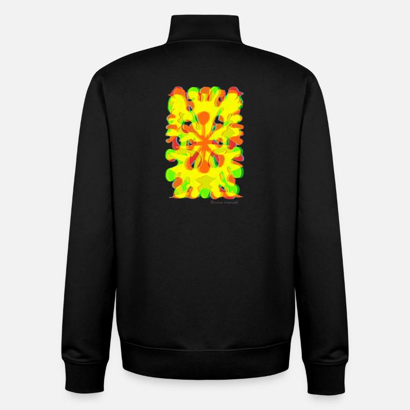 Proyecto_nuevo_-6-_-1-_-12-_-3- - Unisex Organic Zip Sweatshirt von Stanley/Stella - Schwarz