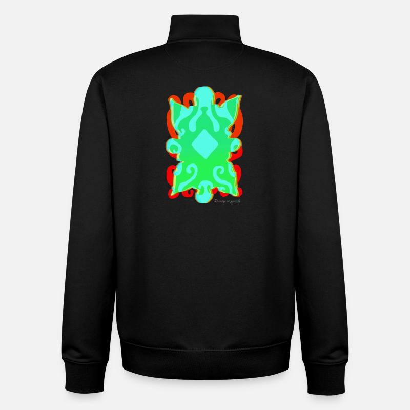 forms-tapestry-2023-2_-4- - Unisex Organic Zip Sweatshirt by Stanley/Stella - black