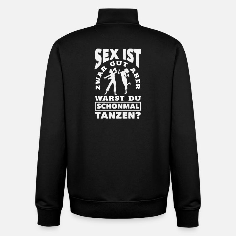 Danser - Sweat zippé unisexe en coton bio Stanley/Stella - noir