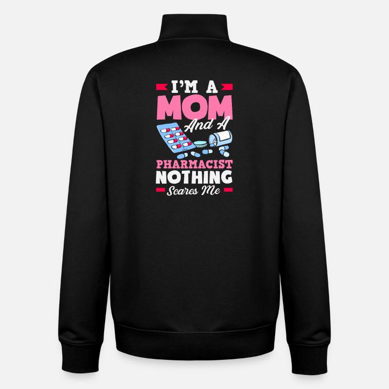 Apotheker Pharmazeutisch-technischer - Unisex Organic Zip Sweatshirt von Stanley/Stella - Schwarz