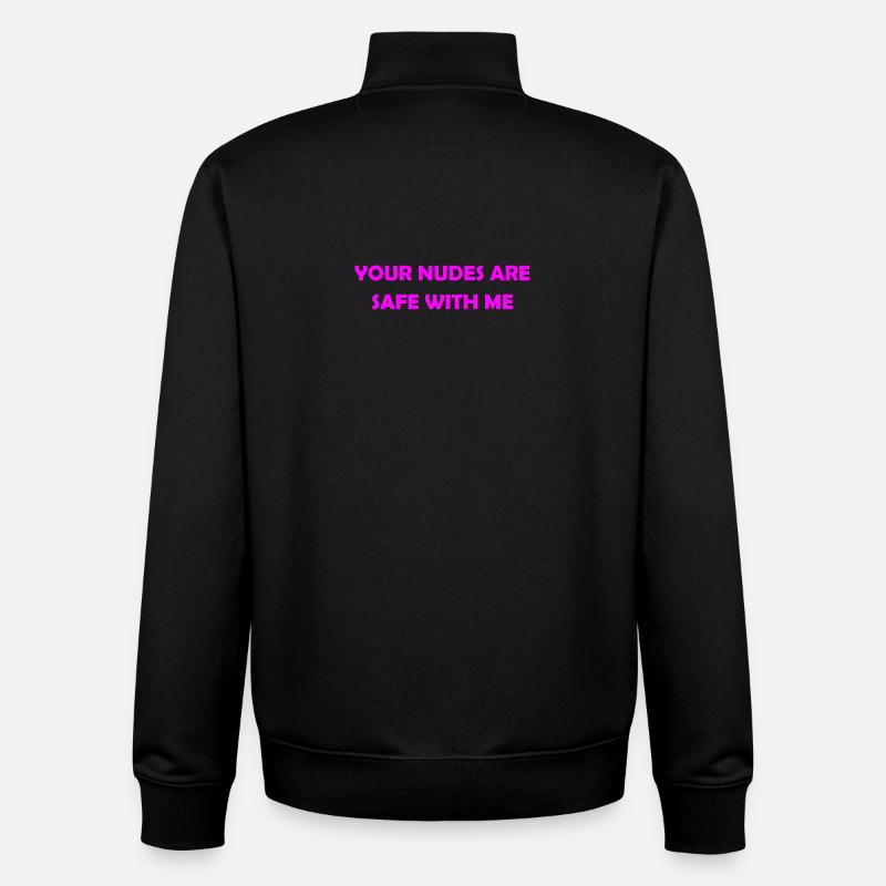 Your Secrets, My Silence - Unisex Organic Zip Sweatshirt by Stanley/Stella - black