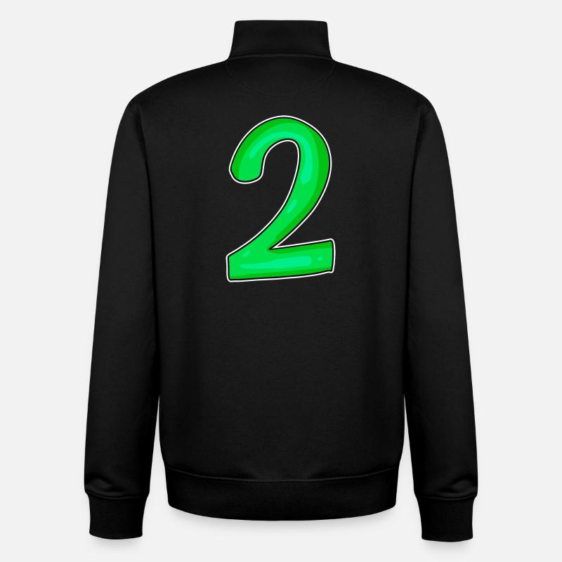 2 - Sweat zippé unisexe en coton bio Stanley/Stella - noir