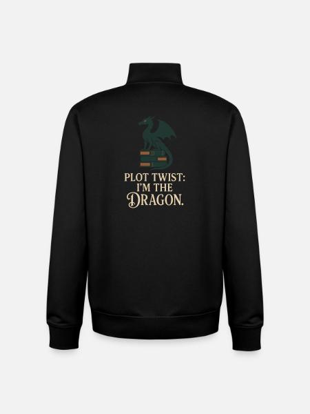 Booktok Fantasy Bookish Humour Cadeau pour - Sweat zippé unisexe en coton bio Stanley/Stella - noir