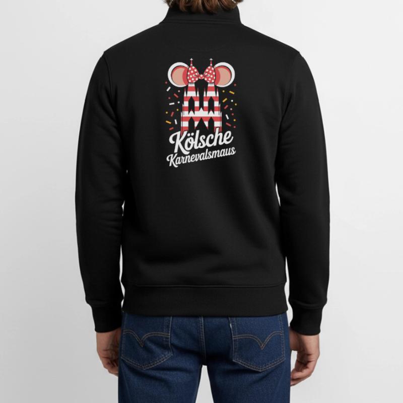 Cologne Carnaval Mouse Cologne Carnaval Cologne Mouse Sweat zippé unisexe en coton bio Stanley/Stella