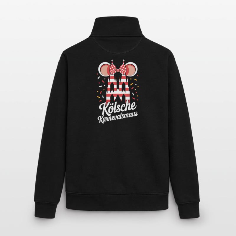 Cologne Carnaval Mouse Cologne Carnaval Cologne Mouse Sweat zippé unisexe en coton bio Stanley/Stella
