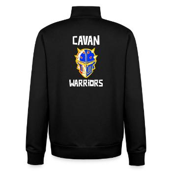 Cavan Warriors Irlande - Sweat zippé unisexe en coton bio Stanley/Stella - noir - Dos - AI Model Male 185 light (185cm)