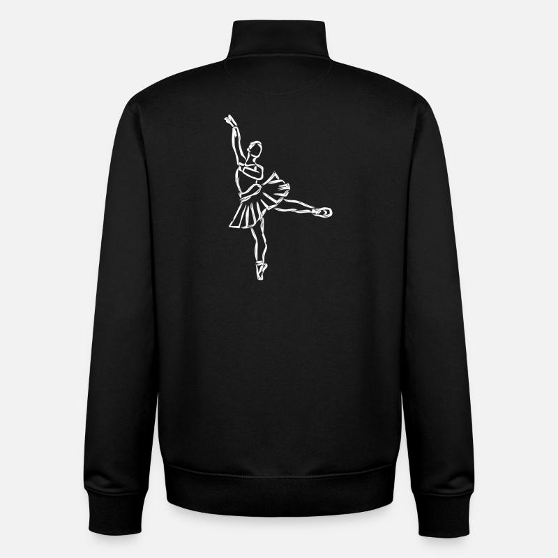 Ballerina - Unisex Organic Zip Sweatshirt von Stanley/Stella - Schwarz