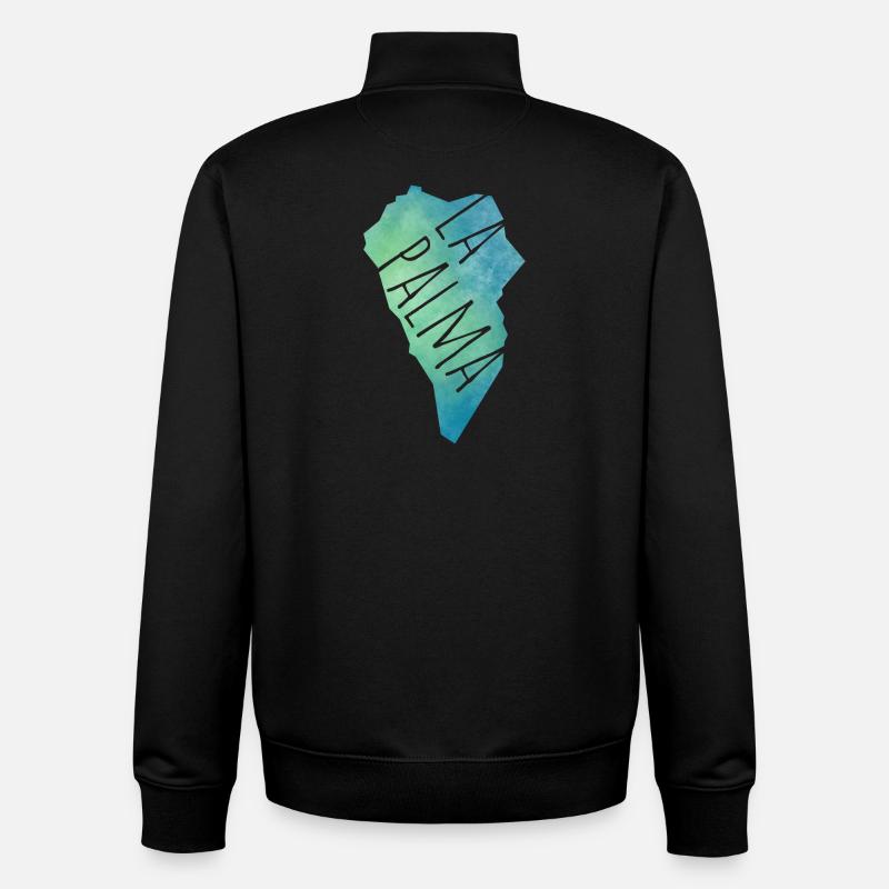 La Palma - Unisex Organic Zip Sweatshirt von Stanley/Stella - Schwarz