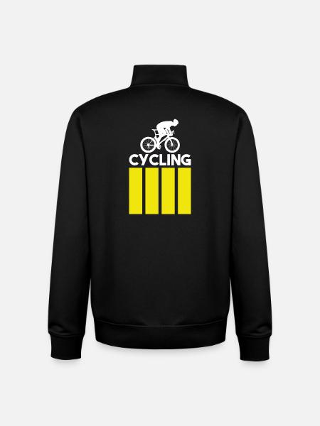 Cycling - Modern - Unisex Organic Zip Sweatshirt von Stanley/Stella - Schwarz