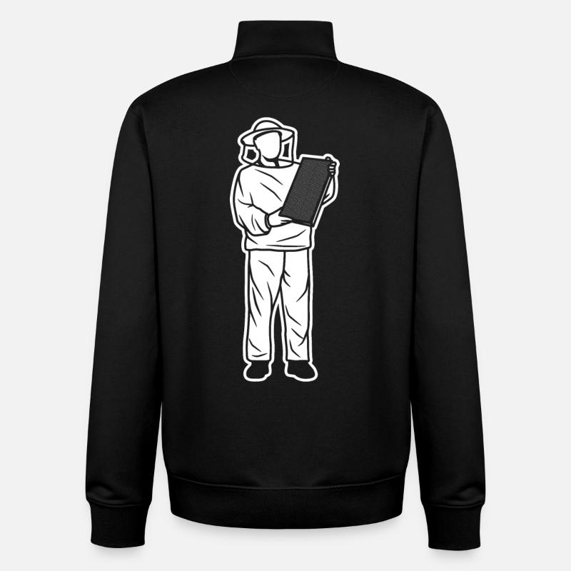 Imker Kind - Unisex Organic Zip Sweatshirt von Stanley/Stella - Schwarz