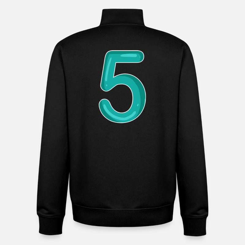 5 - Unisex Organic Zip Sweatshirt by Stanley/Stella - black