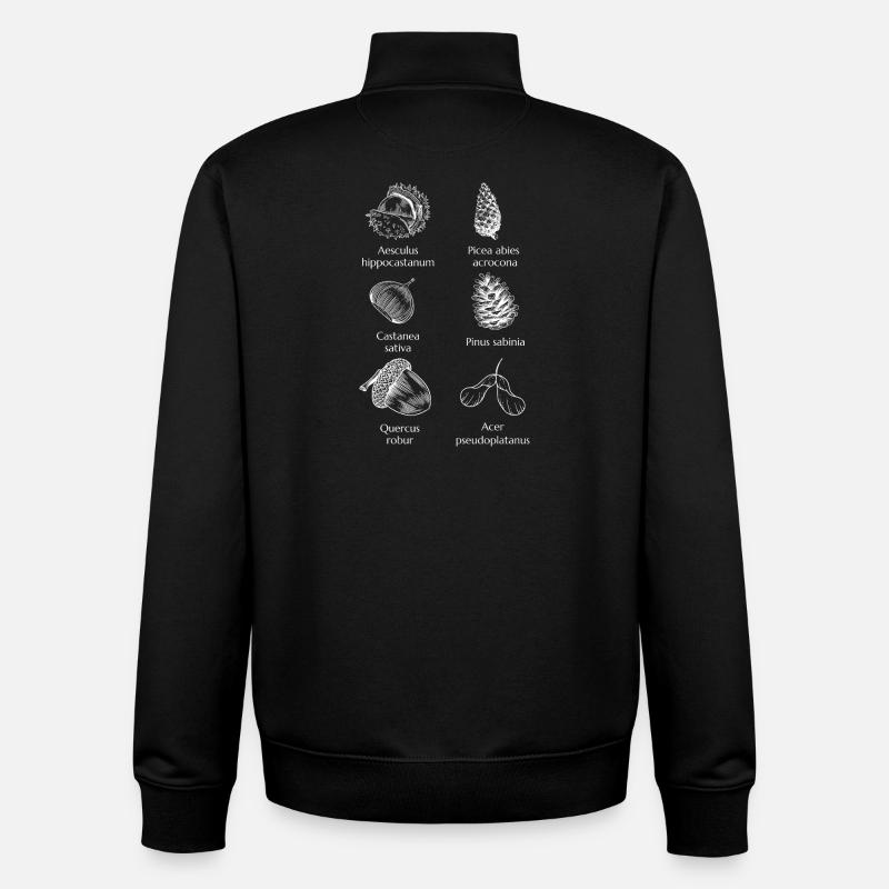 Nature's Bitter Sagittarius - Minimalist & Timeless - Unisex Organic Zip Sweatshirt by Stanley/Stella - black