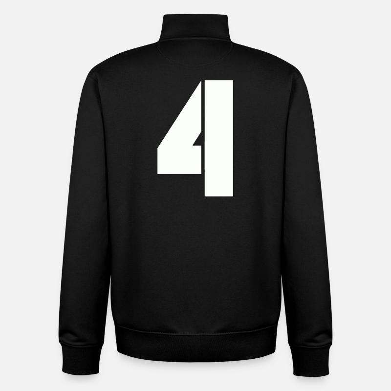 4 - Sweat zippé unisexe en coton bio Stanley/Stella - noir