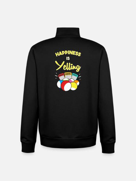 Bingo - Sweat zippé unisexe en coton bio Stanley/Stella - noir