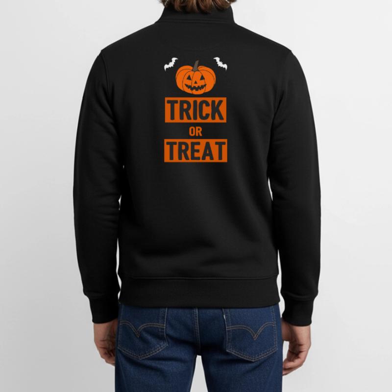 Süßigkeiten oder ein Zauberspruch - Halloween Unisex Organic Zip Sweatshirt von Stanley/Stella