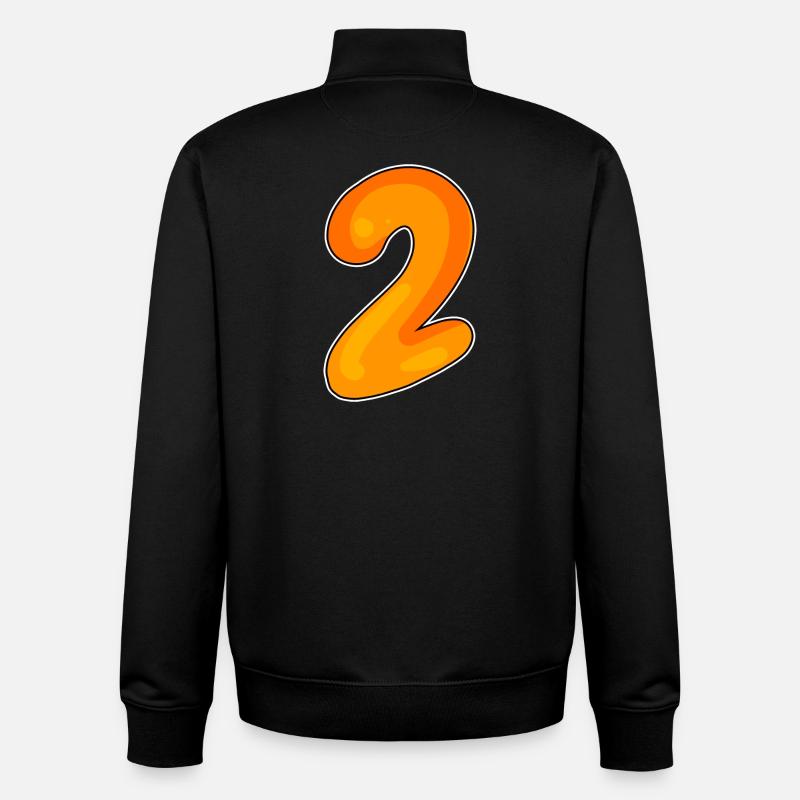 2 - Sweat zippé unisexe en coton bio Stanley/Stella - noir