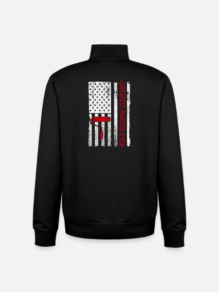 House Painter Hilarious Designs Unique Gifts - Unisex Organic Zip Sweatshirt by Stanley/Stella - black