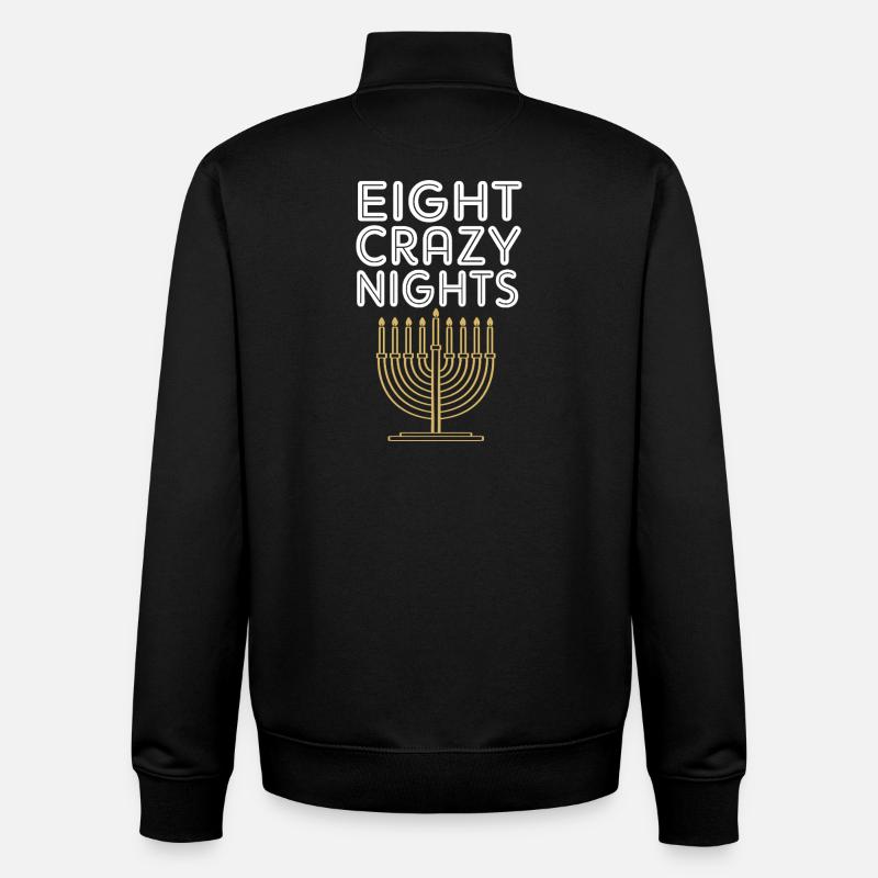 Hanukkah Chanukkah Hanukah - Unisex Organic Zip Sweatshirt von Stanley/Stella - Schwarz