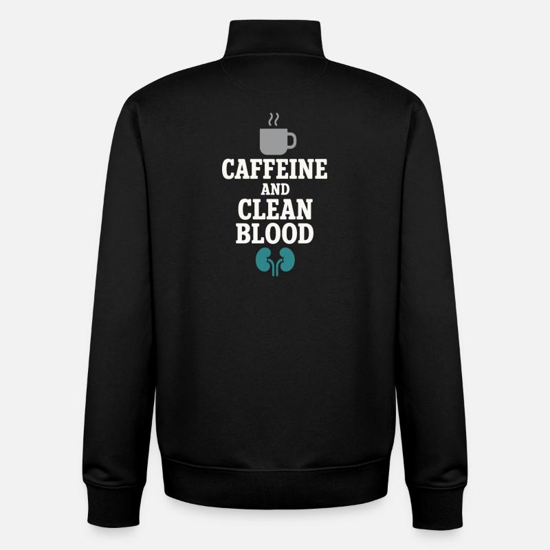 Dialyse Schwester Tech Nierenpflege Nephrologie - Unisex Organic Zip Sweatshirt von Stanley/Stella - Schwarz